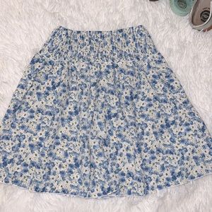 Floral Mini Skirt XS
